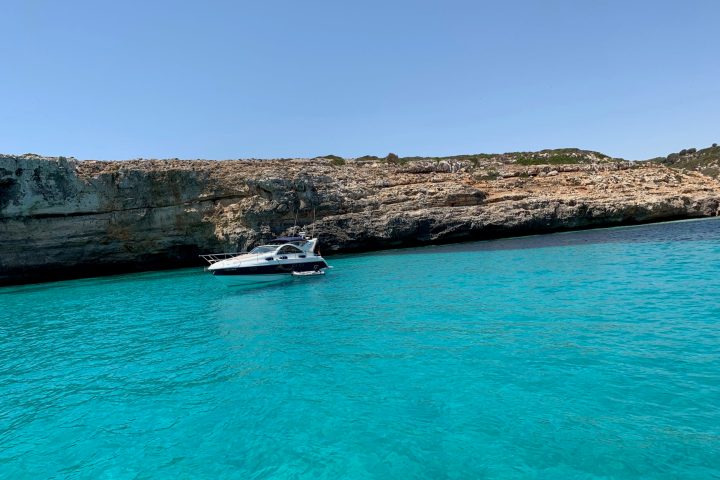 an island in the middle of a body of water